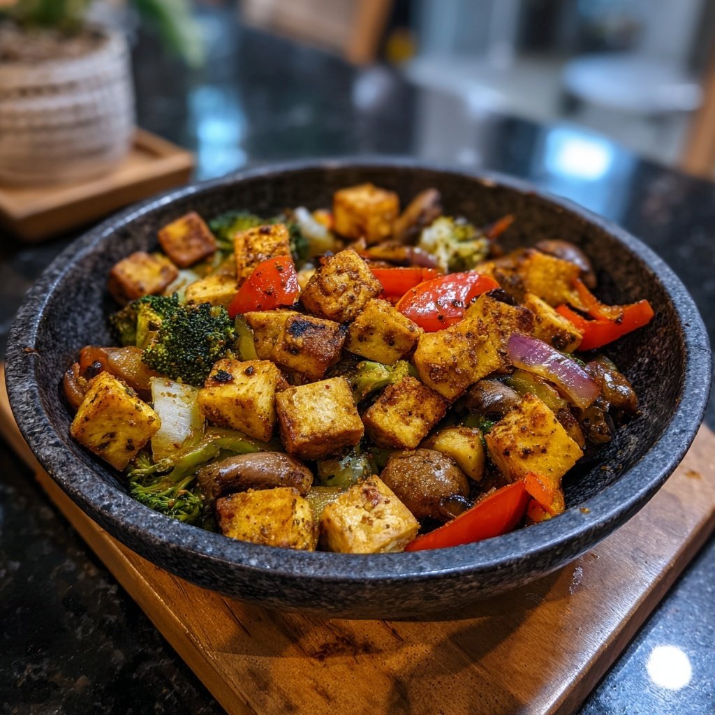 High Protein Tofu Stir Fry
