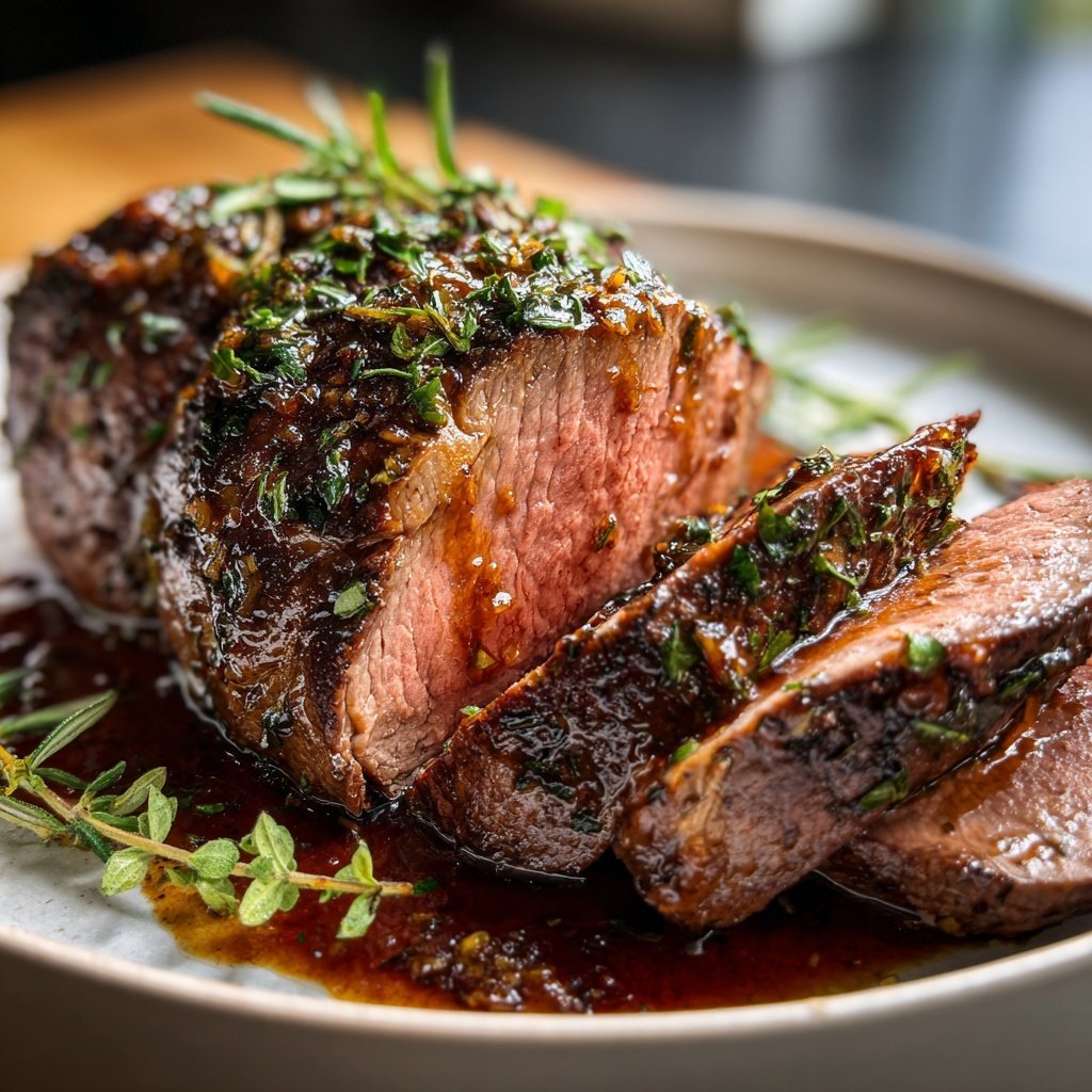 Beef Tenderloin with Fig Glaze