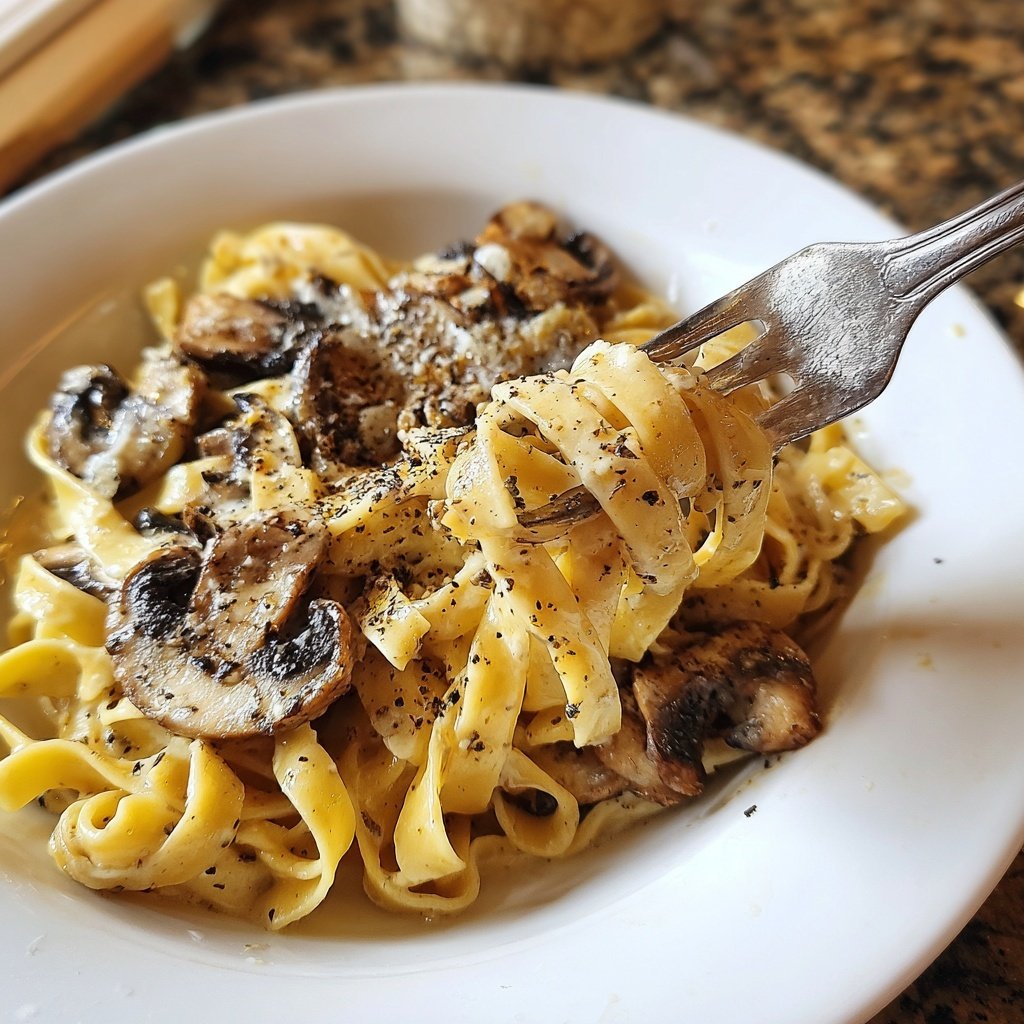 Romantic Mushroom Tagliatelle