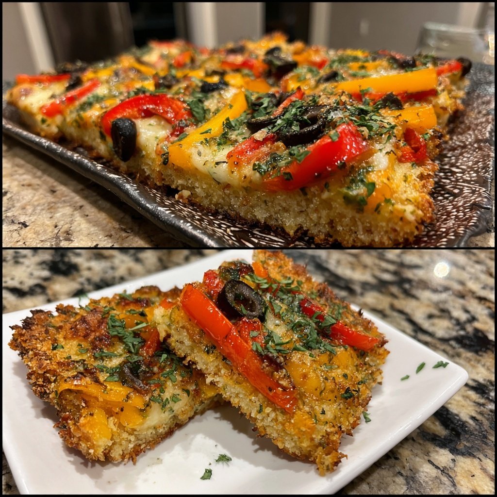 Super Bowl Appetizer Veggie Pizza Squares