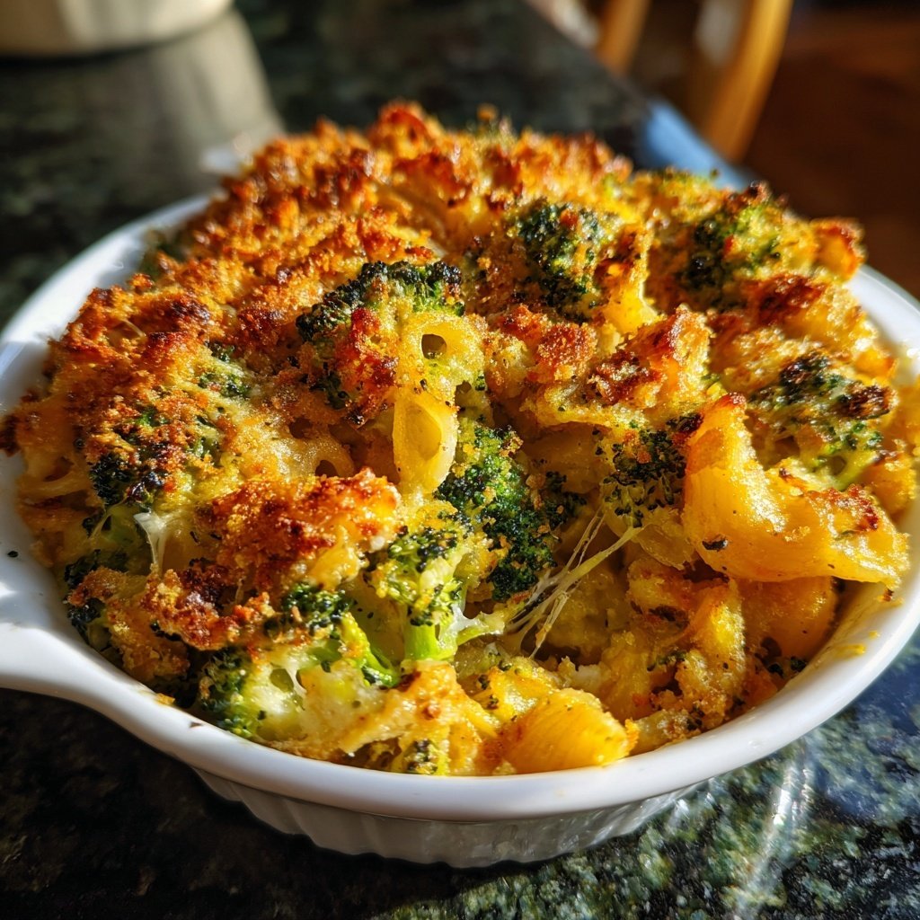 Sunday Creamy Broccoli Pasta Bake