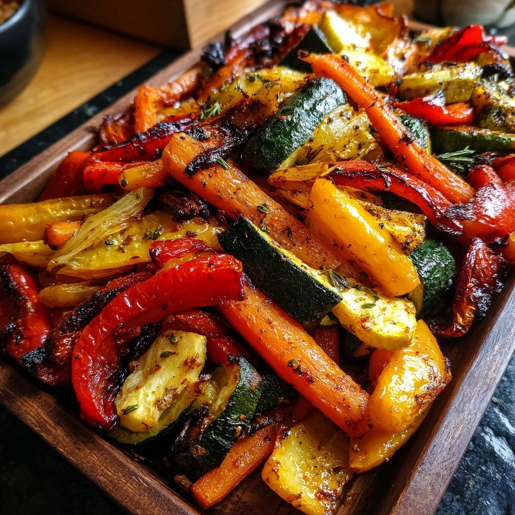 Smoky Paprika Roasted Veggie Tray