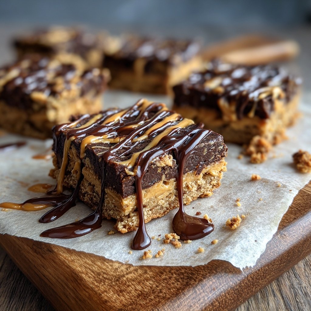 Chocolate Peanut Butter Squares