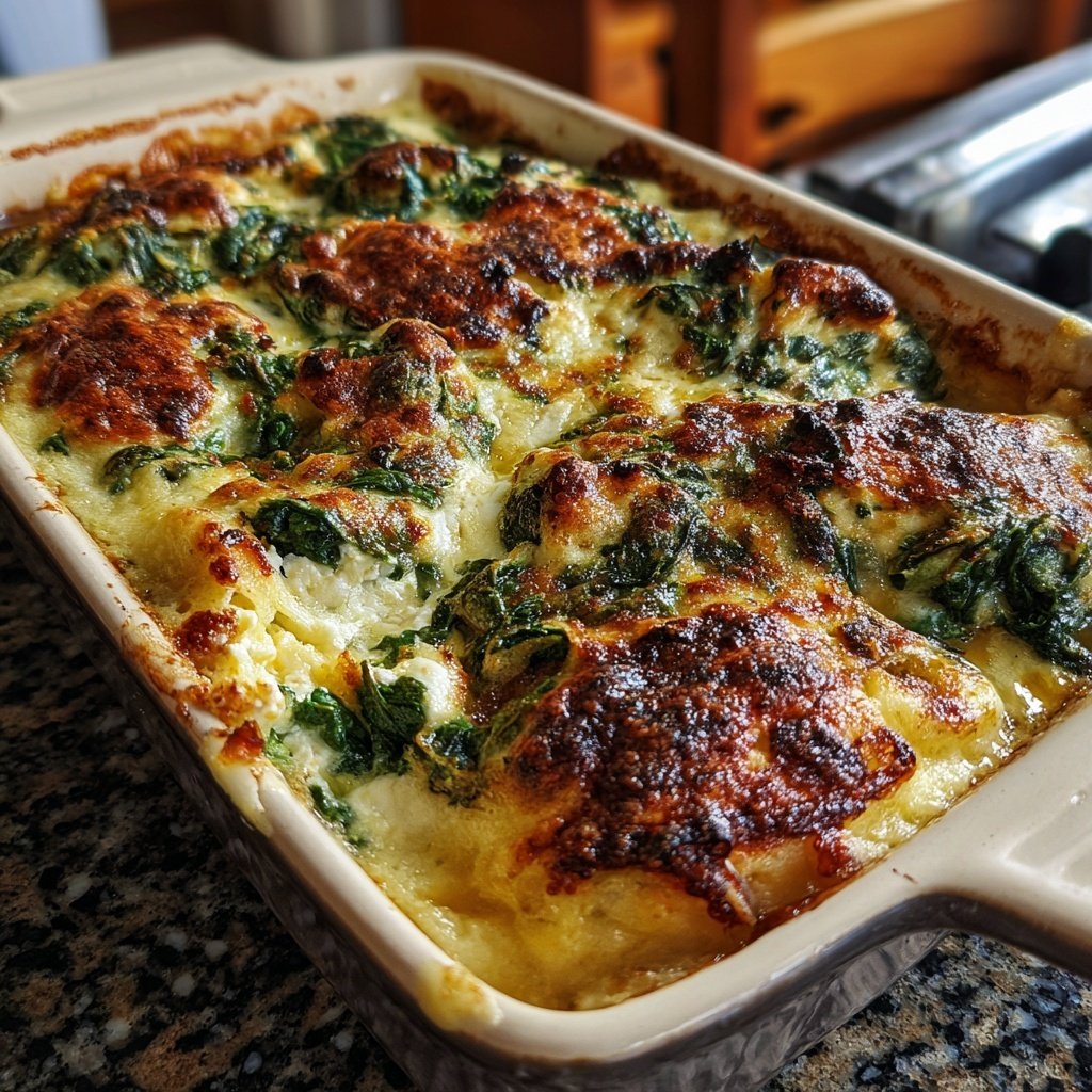 Sunday Spinach and Ricotta Bake